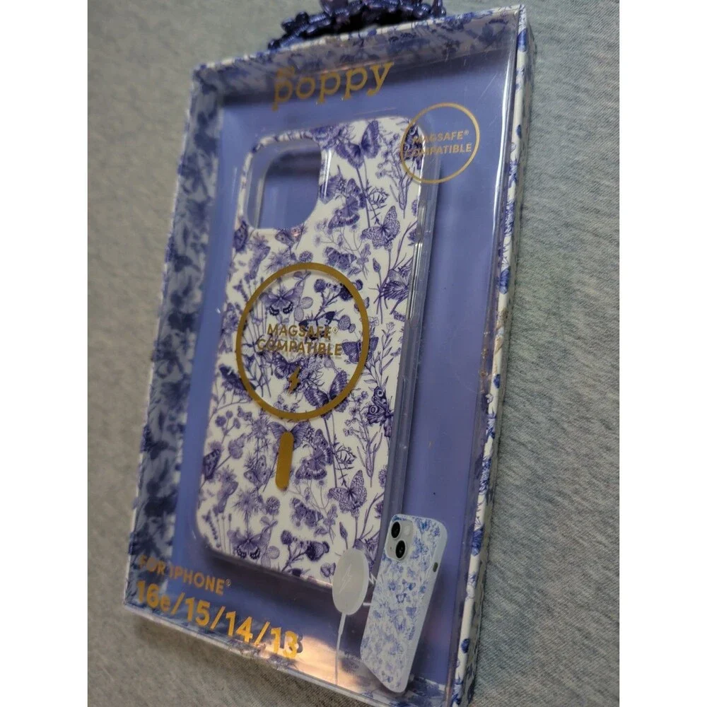 XO Poppy Mag Safe Compatible iPhone 16e/15/14/13 Phone Case